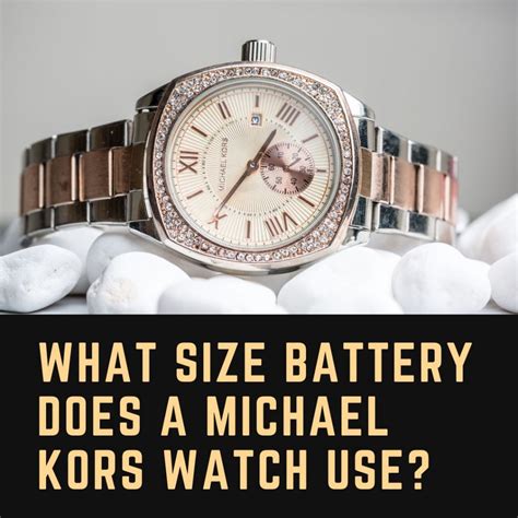 size of battery for a womens michael kors watch